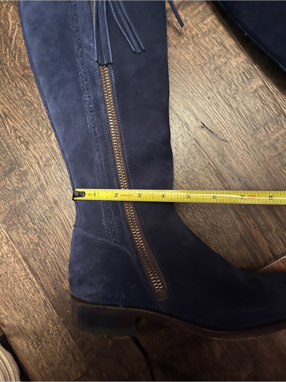 Spanish Boot Company Blue Suede Boots- Size 39 - Picture 12 of 14